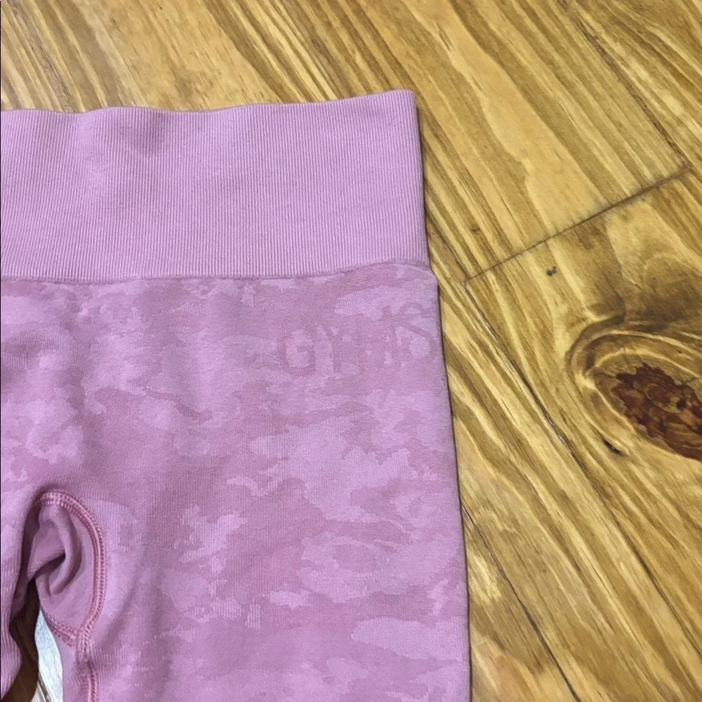Gymshark Size Small Pink Camo Leggings